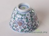 Пиала # 26250, цзиньдэчжэньский фарфор, ручная роспись, 65 мл.