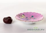 Подставка под пиалу  # 26331, цзиньдэчжэньский фарфор, ручная роспись