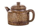 Чайник # 51850, исинская глина, дровяной обжиг, ручная работа, 210 мл.