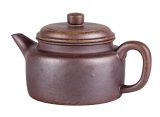 Чайник # 51901, дровяной обжиг/исинская глина, ручная работа, 180 мл.