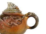 Чайник # 51952, дровяной обжиг, керамика Дэхуа, ручная работа, 230 мл.