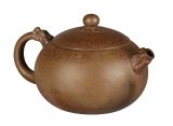 Чайник # 52012, дровяной обжиг/исинская глина, ручная работа, 254 мл.
