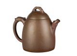 Чайник # 52032, дровяной обжиг/исинская глина, ручная работа, 180 мл.