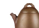 Чайник # 52032, дровяной обжиг/исинская глина, ручная работа, 180 мл.