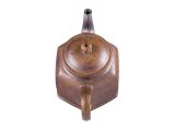 Чайник # 52085, дровяной обжиг/исинская глина, ручная работа, 220 мл.