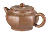 Чайник # 52099, дровяной обжиг/исинская глина, ручная работа, 180 мл.