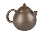Чайник # 52190, дровяной обжиг/исинская глина, ручная работа, 240 мл.