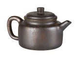 Чайник # 52198, дровяной обжиг/исинская глина, ручная работа, 155 мл.
