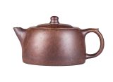 Чайник # 52214, дровяной обжиг/исинская глина, ручная работа, 170 мл.