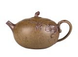 Чайник # 52250, дровяной обжиг/исинская глина, ручная работа, 120 мл.