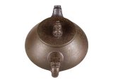 Чайник # 52257, дровяной обжиг/исинская глина, ручная работа, 160 мл.