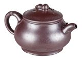 Чайник # 52285, дровяной обжиг/исинская глина, ручная работа, 160 мл.