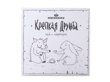 Крепкая дружба, чай с чабрецом, прессованный, 80 г