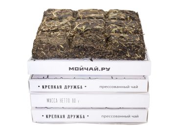 Крепкая дружба, чай с чабрецом, прессованный, 80 г