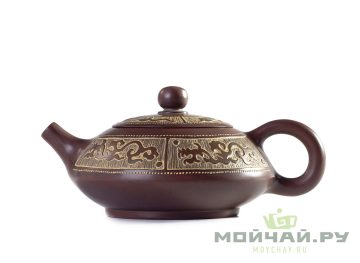 Чайник  из Циньчжоу # 21897, керамика, 185 мл.