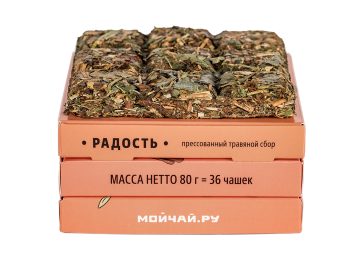 Травяной сбор прессованный «Радость» 2.0, 80 г