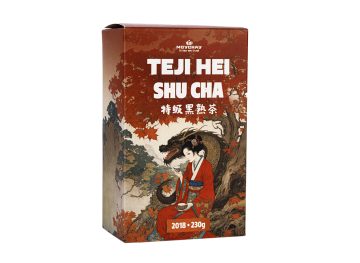 Тецзи Хэй Шу Ча, 2018 (Цзинхуа, фирменный спелый темный чай Aged Moychay "Золотые цветы" из Аньхуа,