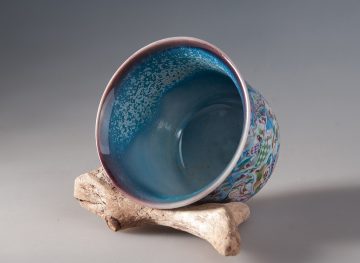 Пиала ручная работа Мойчай # 49208, керамика/ручная роспись, 175 мл.