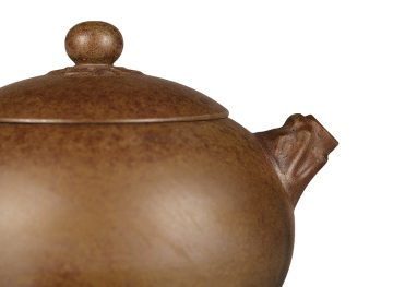 Чайник # 52012, дровяной обжиг/исинская глина, ручная работа, 254 мл.