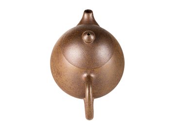 Чайник # 52185, дровяной обжиг/исинская глина, ручная работа, 185 мл.