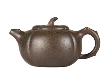Чайник # 52192, дровяной обжиг/исинская глина, ручная работа, 230 мл.