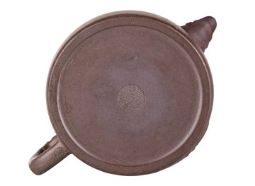 Чайник # 52207, дровяной обжиг/исинская глина, ручная работа, 310 мл.