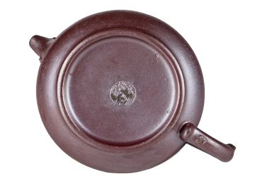 Чайник # 52285, дровяной обжиг/исинская глина, ручная работа, 160 мл.