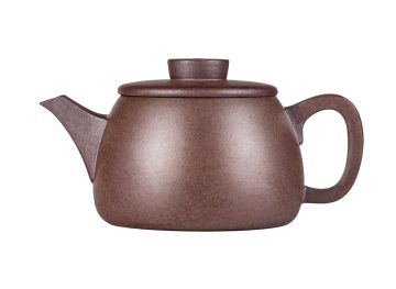 Чайник # 52287, дровяной обжиг/исинская глина, ручная работа, 185 мл.