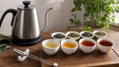 Температура воды для чая: таблица по видам