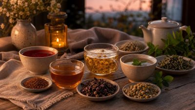 Чай без кофеина: что выбрать вечером