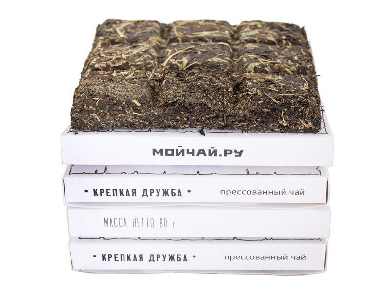 Крепкая дружба, чай с чабрецом, прессованный, 80 г