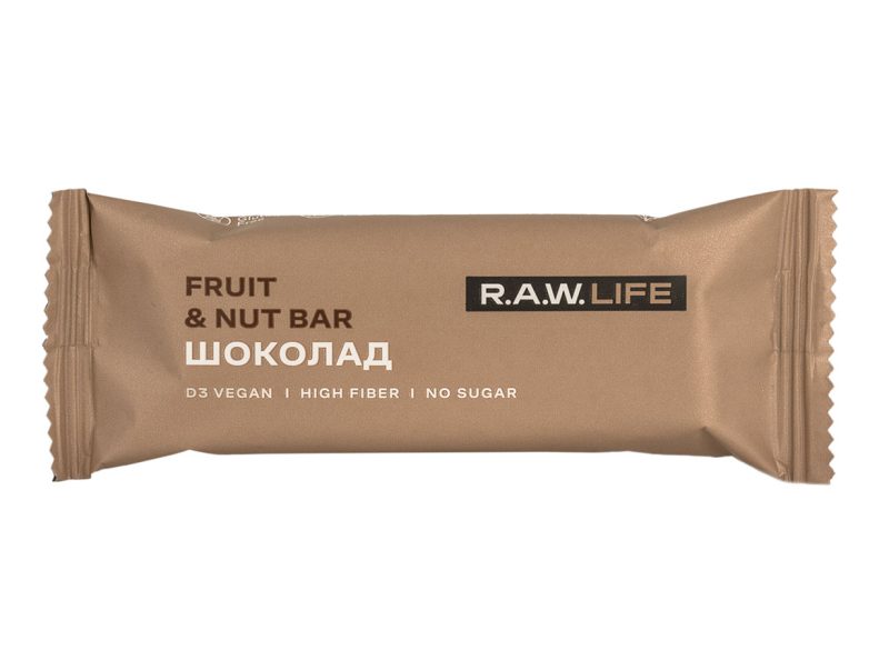 R.A.W. LIFE Орехово-фруктовый батончик "Шоколад"
