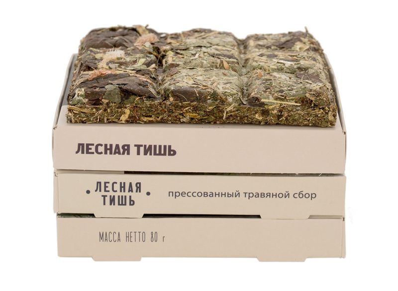 Травяной сбор прессованный «Лесная тишь» 2.0, 80 г