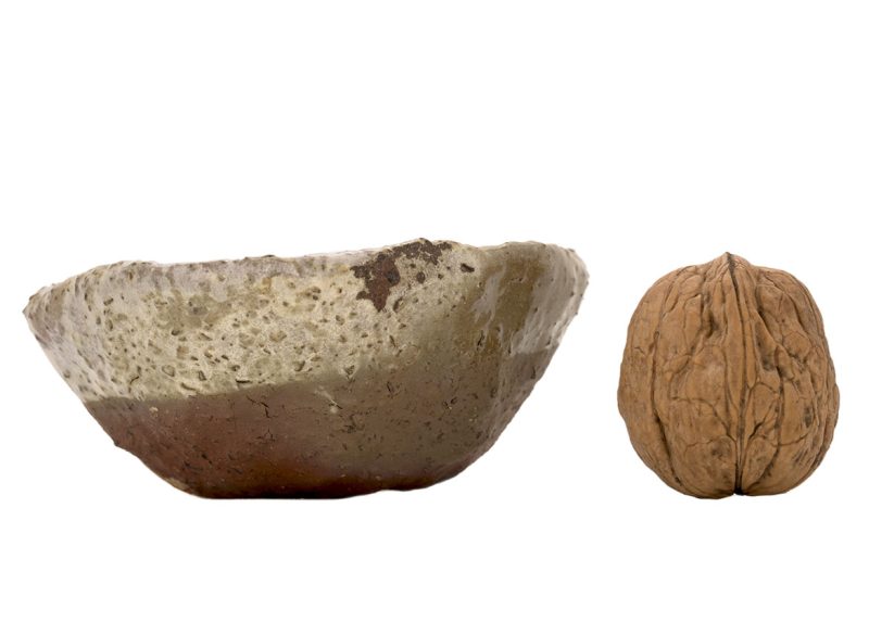 Пиала кинцуги ручная работа Мойчай # 43495, керамика, 65 мл.