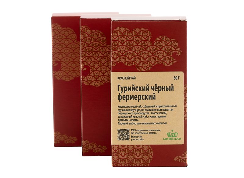 Гурийский чёрный фермерский, коробочка 50 г