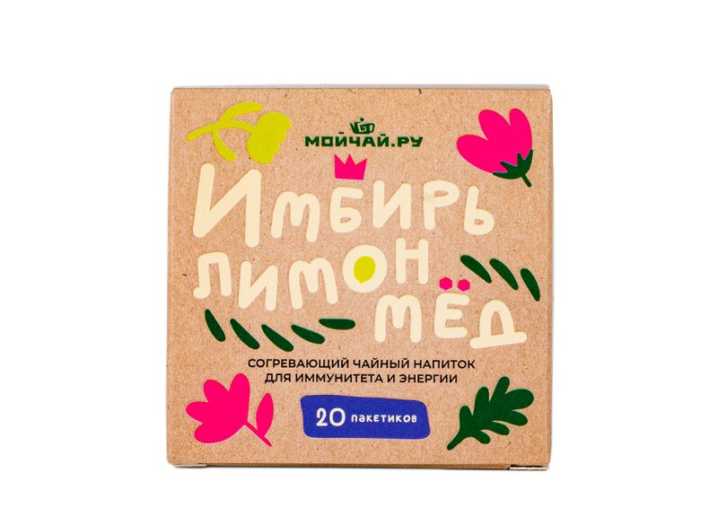 Травяной сбор в пакетиках «Имбирь Лимон Мёд» 40 гр
