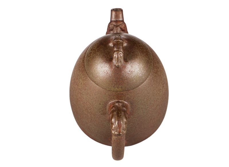 Чайник # 52032, дровяной обжиг/исинская глина, ручная работа, 180 мл.