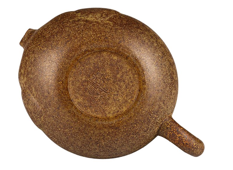 Чайник # 52034, дровяной обжиг/исинская глина, ручная работа, 170 мл.