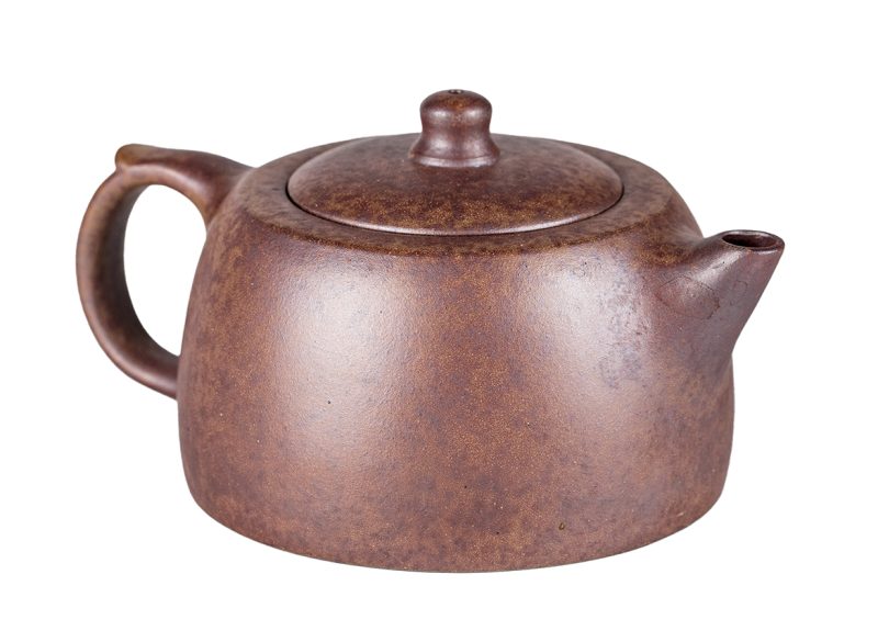 Чайник # 52214, дровяной обжиг/исинская глина, ручная работа, 170 мл.